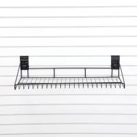High-Capacity Wire Shelf for Slatwall System