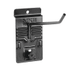 Medium Straight Hook from MKE Slatwall for Organized and Clutter-Free Garage Storage - Holds Gardening Tools, Sports Equipment