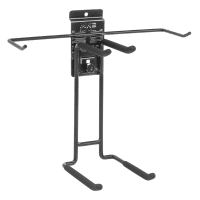 Secure and organized ski storage with MKE Slatwall Ski Hook.
