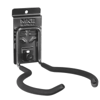 Vertical Tool Hook by MKE Slatwall for efficient storage of garden tools.