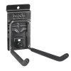 MKE Slatwall Wide Hook for versatile garage storage of wide and tapered objects.