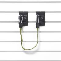 Heavy-duty Closed Loop Hook for slatwall systems