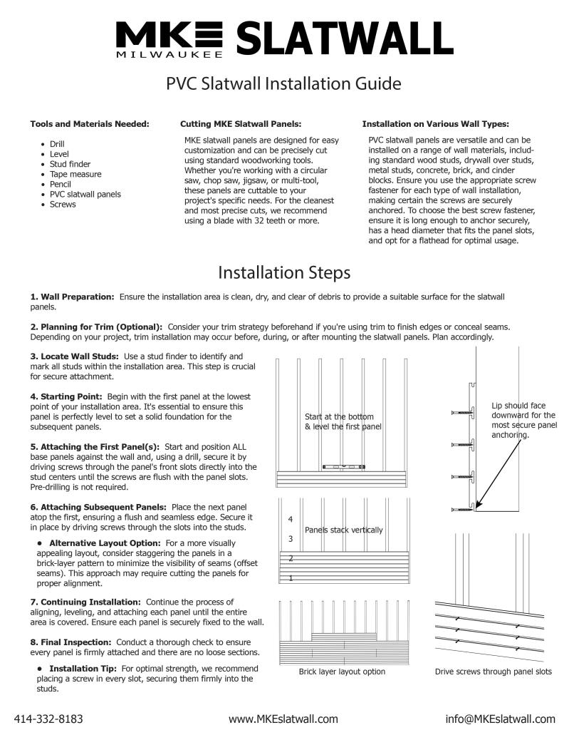 how to install garage slatwall panels step by step laminated PVC slatwall installation guide
