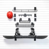 Medium Snowboard Storage Bundle - Wall-Mounted Slatwall Accessories