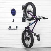 Space-Saving Fat Tire Bike Wall Rack for Garage Slatwall