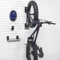 Fat Tire Bicycle Storage Solution for Wall-Mounted Slatwall Racks