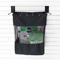 Large Grab & Go Tote Bag Attached to Slatwall with a 12-Inch Hook