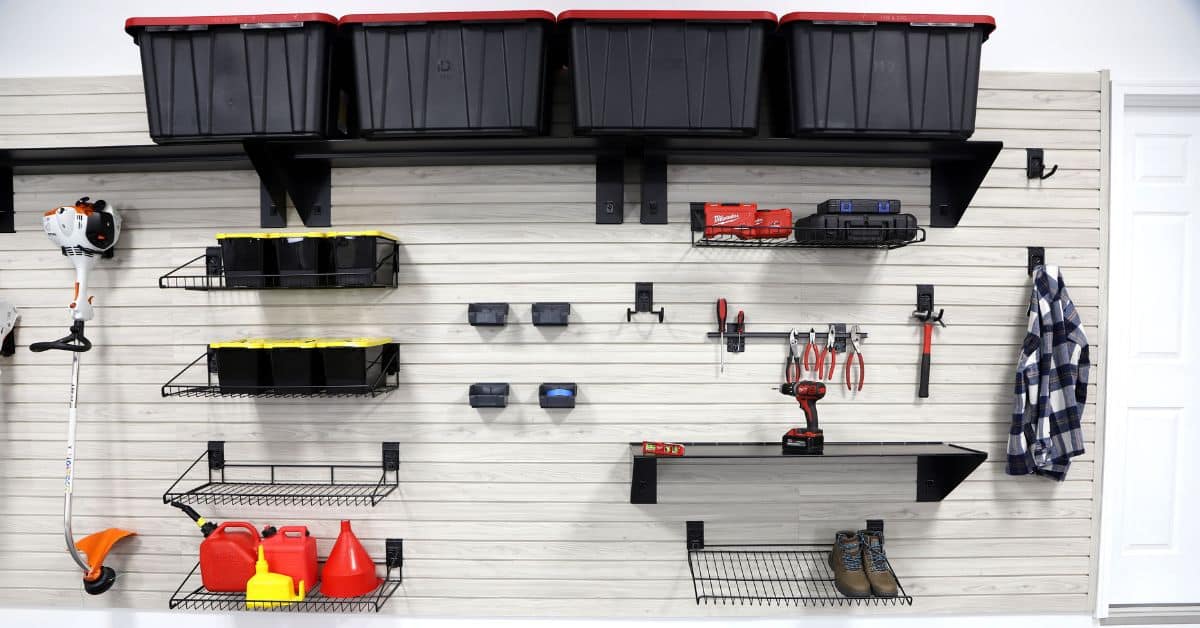 Smart Slatwall Layout Ideas To Maximize Garage Space