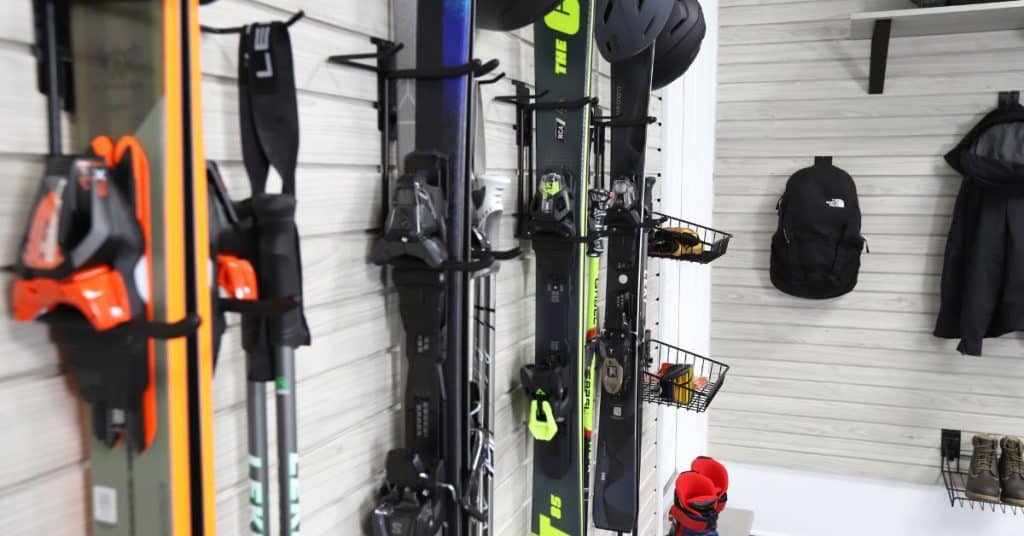 How To Organize Sports and Outdoor Gear Using Slatwall