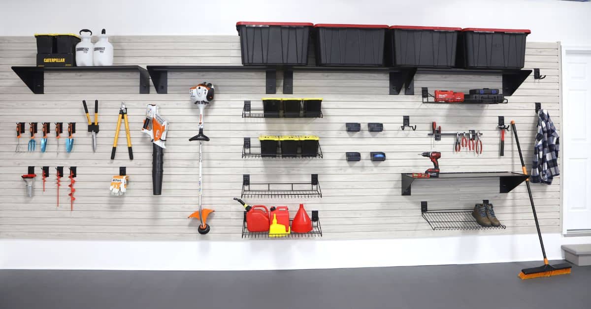 Can Garage Slatwall Be Installed Over Concrete?